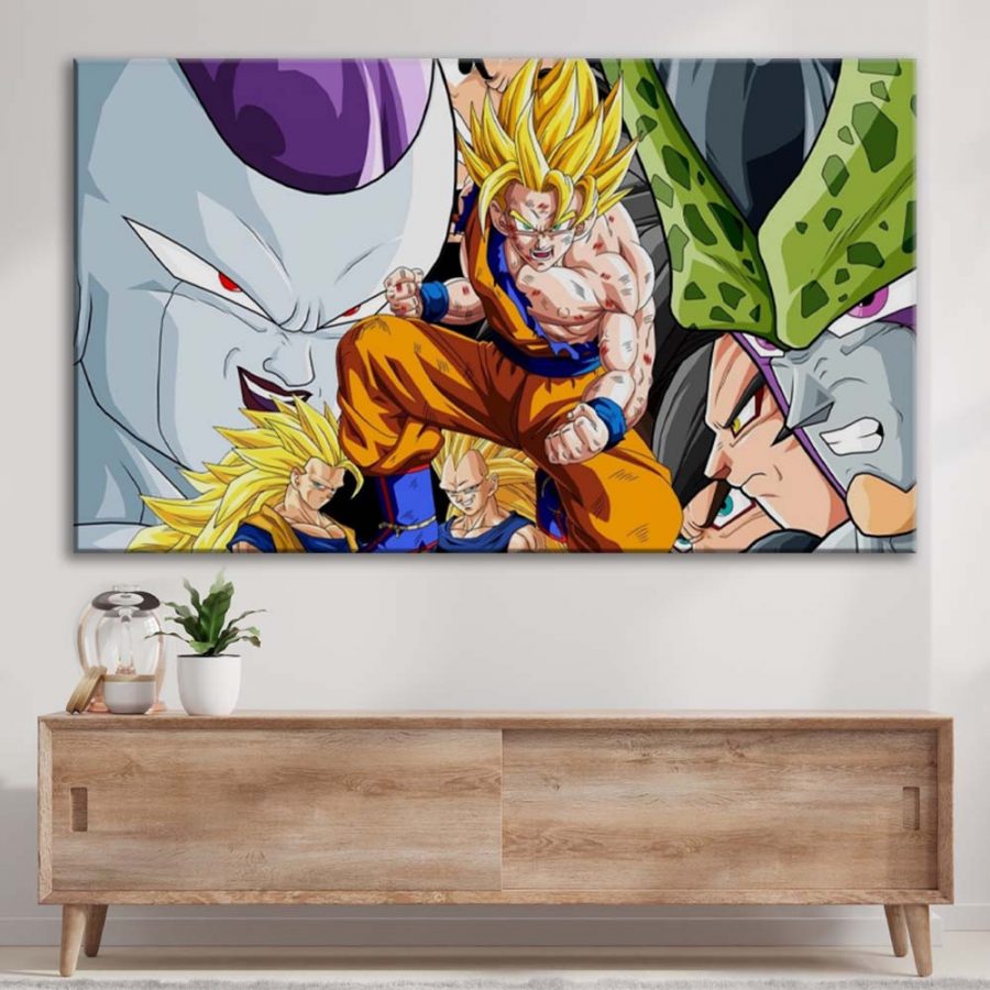 Son Goku Dragon Ball 12 Leinwandbilder – Bild 3