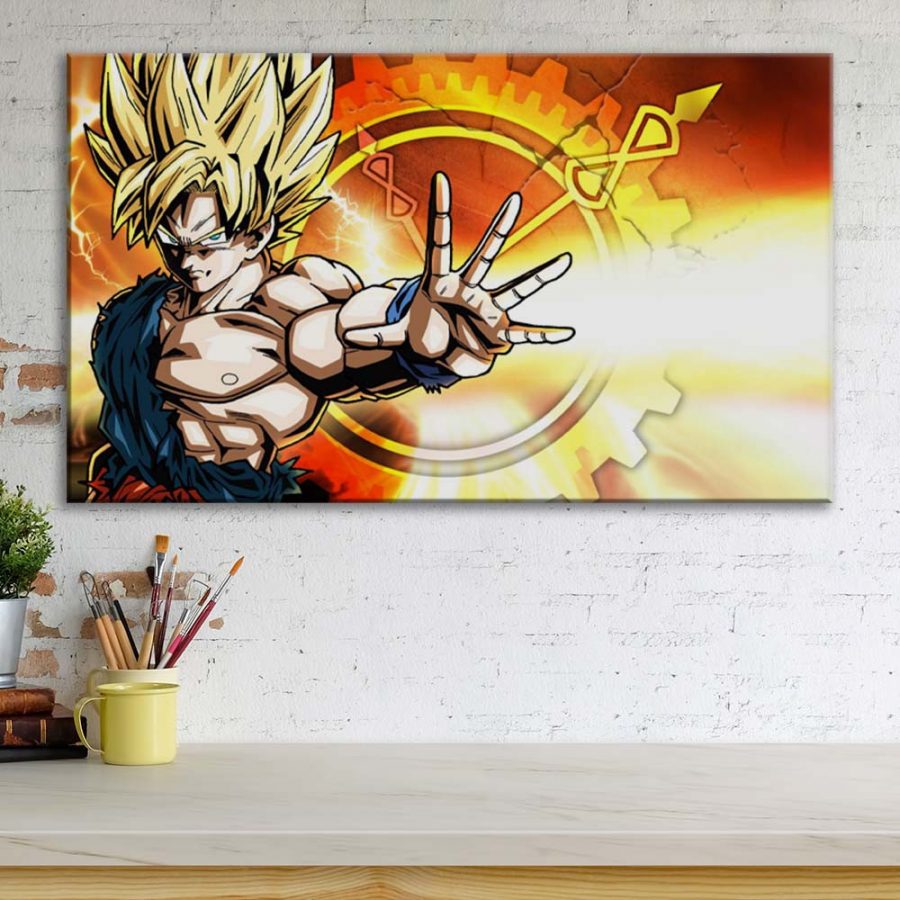Dragon Ball Z Goku 4 Leinwandbilder – Bild 3