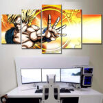 Dragon Ball Z Goku 4 Leinwandbilder