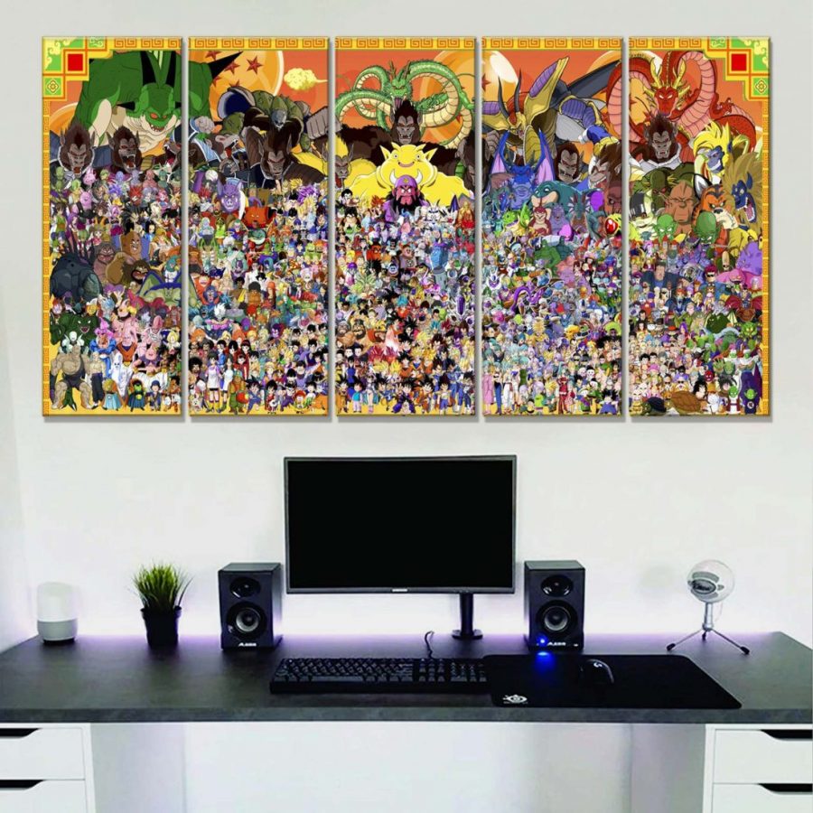 Alle Charaktere Dragon Ball Leinwandbilder – Bild 2