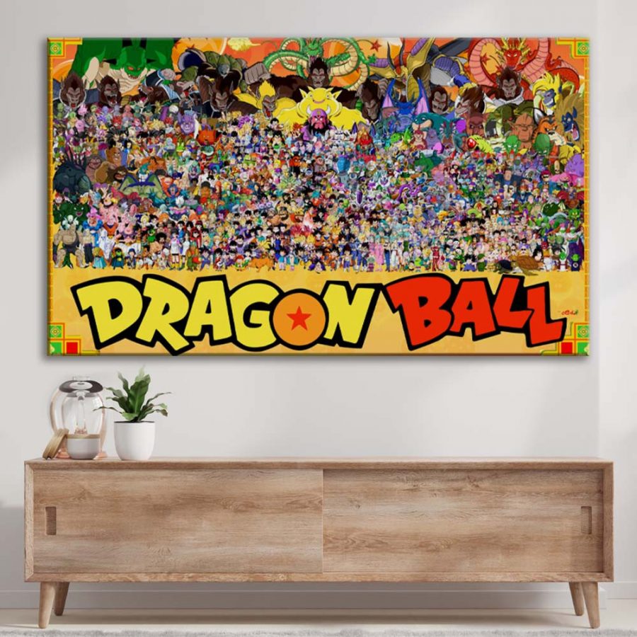 Alle Charaktere Dragon Ball Leinwandbilder – Bild 3