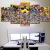 Alle Charaktere Dragon Ball Leinwandbilder