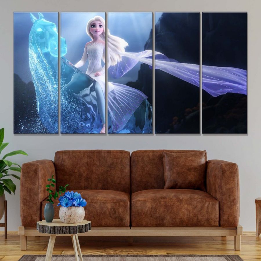 Elsa Frozen Disney 9 Leinwandbilder – Bild 2