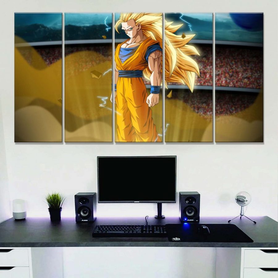 Songoku Super Saiyan Dragon Ball 03 Leinwandbilder – Bild 2