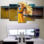 Songoku Super Saiyan Dragon Ball 03 Leinwandbilder