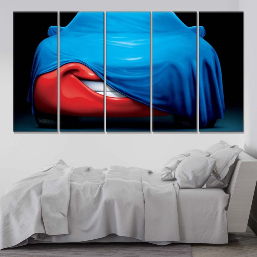 Lightning McQueen Disney Cars 16 Leinwandbilder – Bild 2