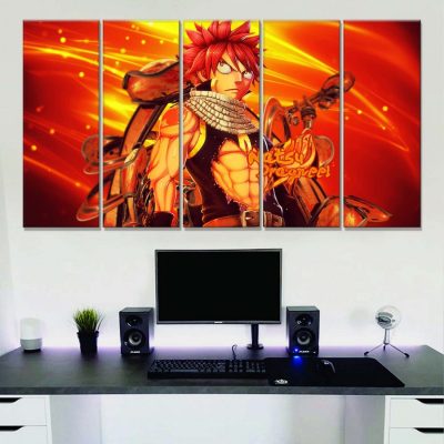 Alternative view of Natsu Dragneel Fairy Tail 16 Leinwandbilder