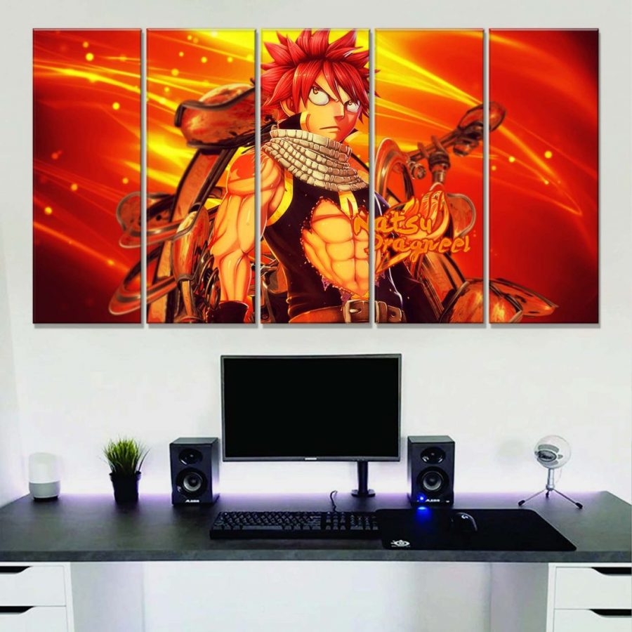 Natsu Dragneel Fairy Tail 16 Leinwandbilder – Bild 2