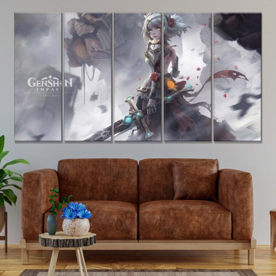 Genshin Impact Charakteren Leinwandbilder – Bild 2