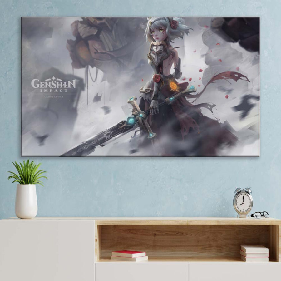 Genshin Impact Charakteren Leinwandbilder – Bild 3