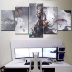 Genshin Impact Charakteren Leinwandbilder