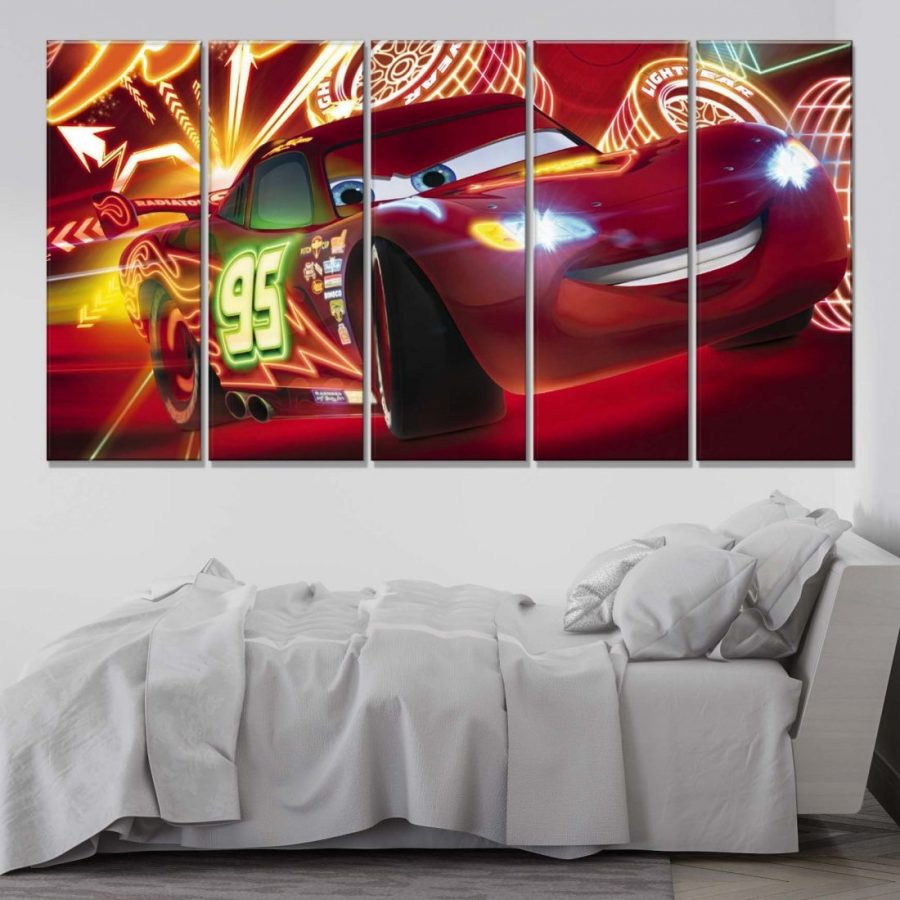 Lightning McQueen Disney Cars 20 Leinwandbilder – Bild 2