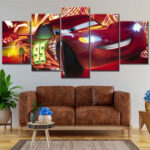 Lightning McQueen Disney Cars 20 Leinwandbilder