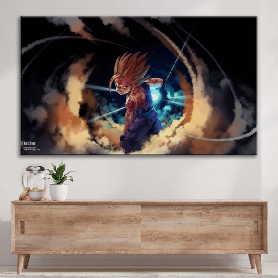 Gohan Dragon Ball 01 Leinwandbilder – Bild 3