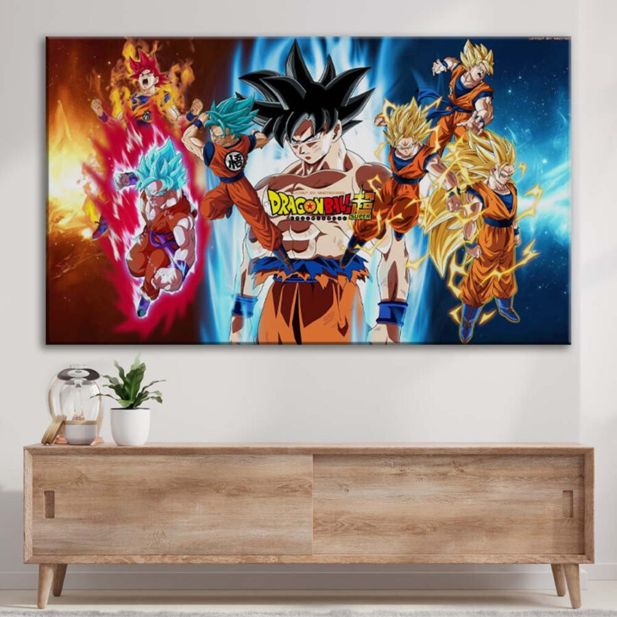 Son Goku Dragon Ball 04 Leinwandbilder – Bild 3