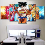 Son Goku Dragon Ball 04 Leinwandbilder