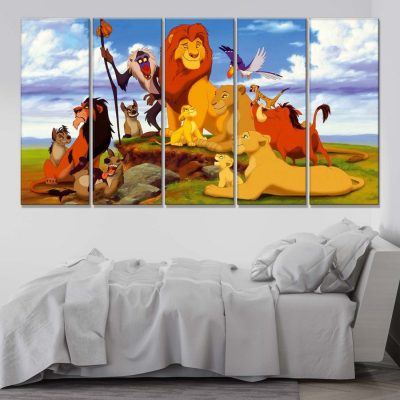 Alternative view of Simba König der Löwen 23 Leinwandbilder