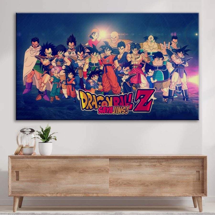 Alle Charaktere Dragon Ball 08 Leinwandbilder – Bild 3