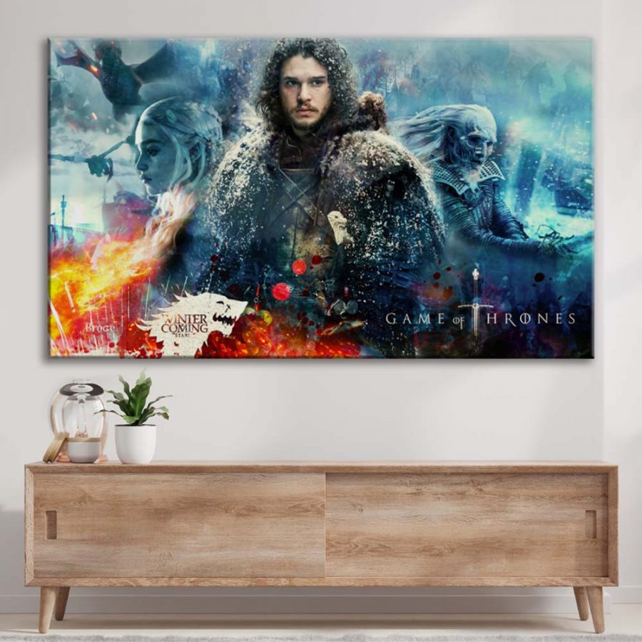 Game of Thrones Winter is coming 14 Leinwandbilder – Bild 3