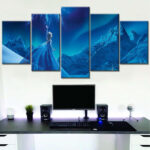 Elsa Frozen Disney 4 Leinwandbilder