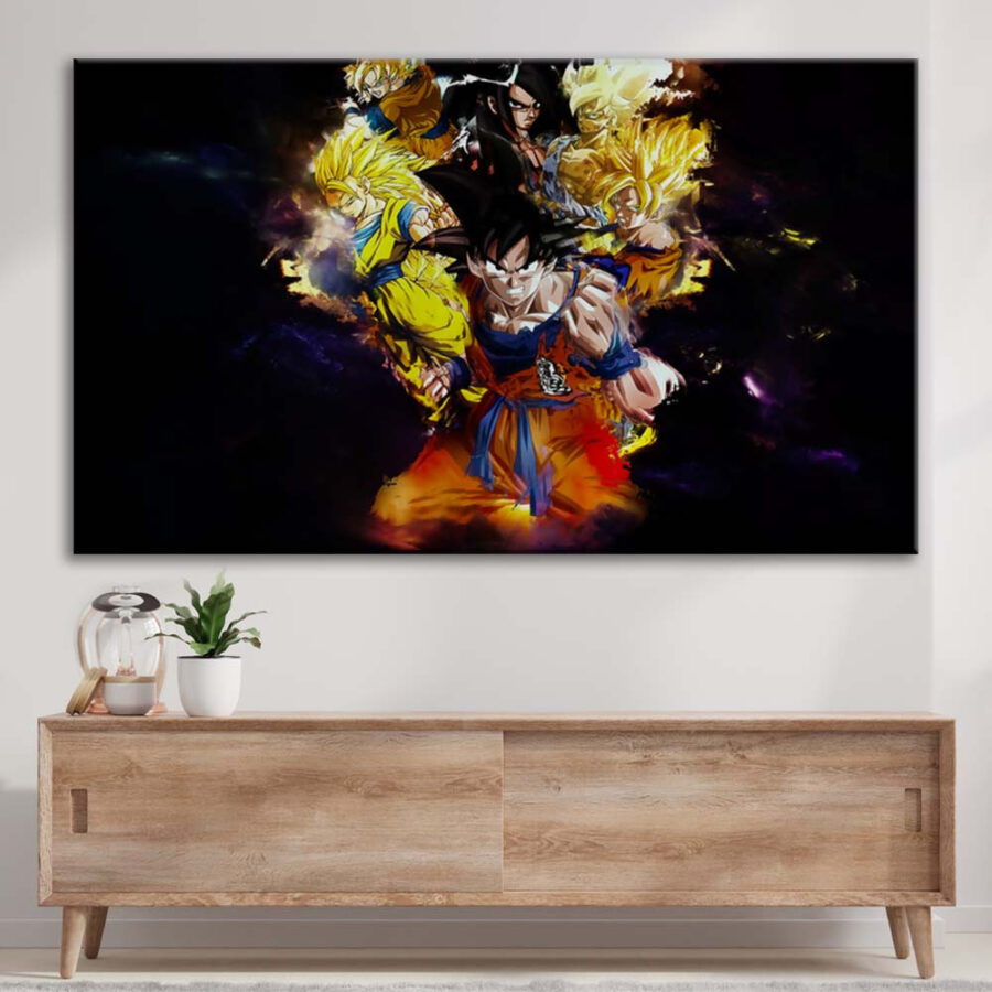 Son Goku Dragon Ball 13 Leinwandbilder – Bild 3