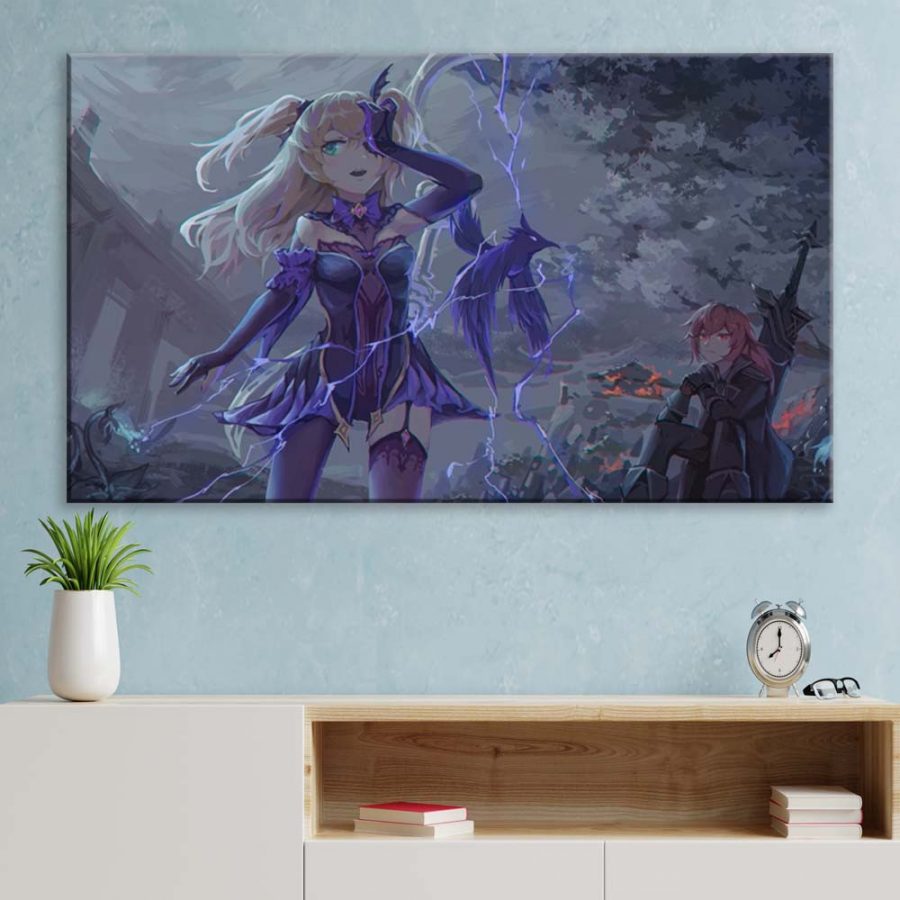 Diluc Fischi Genshin Impact Leinwandbilder – Bild 3