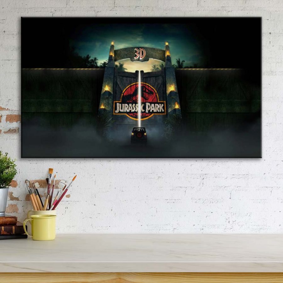 Jurassic Park 1 Leinwandbilder – Bild 3