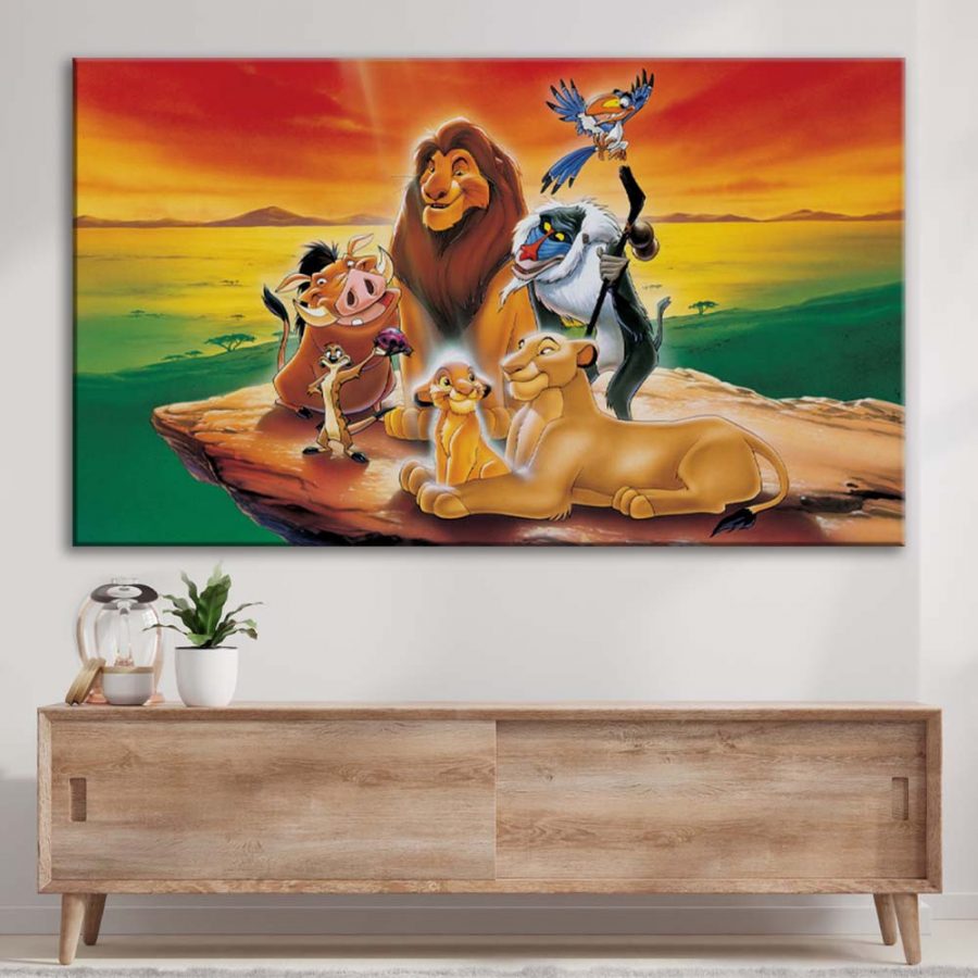 Simba König der Löwen 20 Leinwandbilder – Bild 3