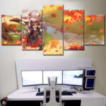 Kaedehara Kazuha Genshin Impact 2 Leinwandbilder