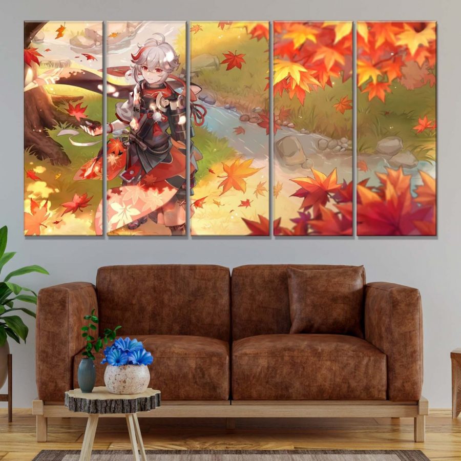 Kaedehara Kazuha Genshin Impact 2 Leinwandbilder – Bild 2