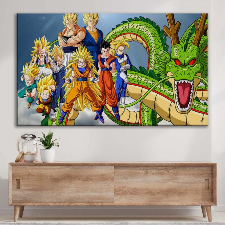 Super Saiyan Dragon Ball 03 Leinwandbilder – Bild 3