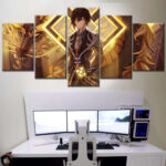 Zhongli Genshin Impact 3 Leinwandbilder