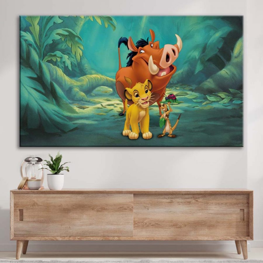 Simba König der Löwen 1 Leinwandbilder – Bild 3