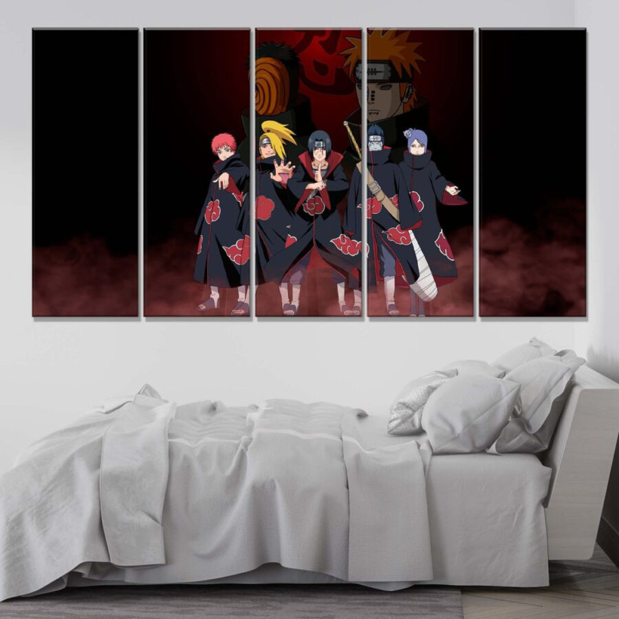 Akatsuki Alle Charaktere 13 Leinwandbilder – Bild 2
