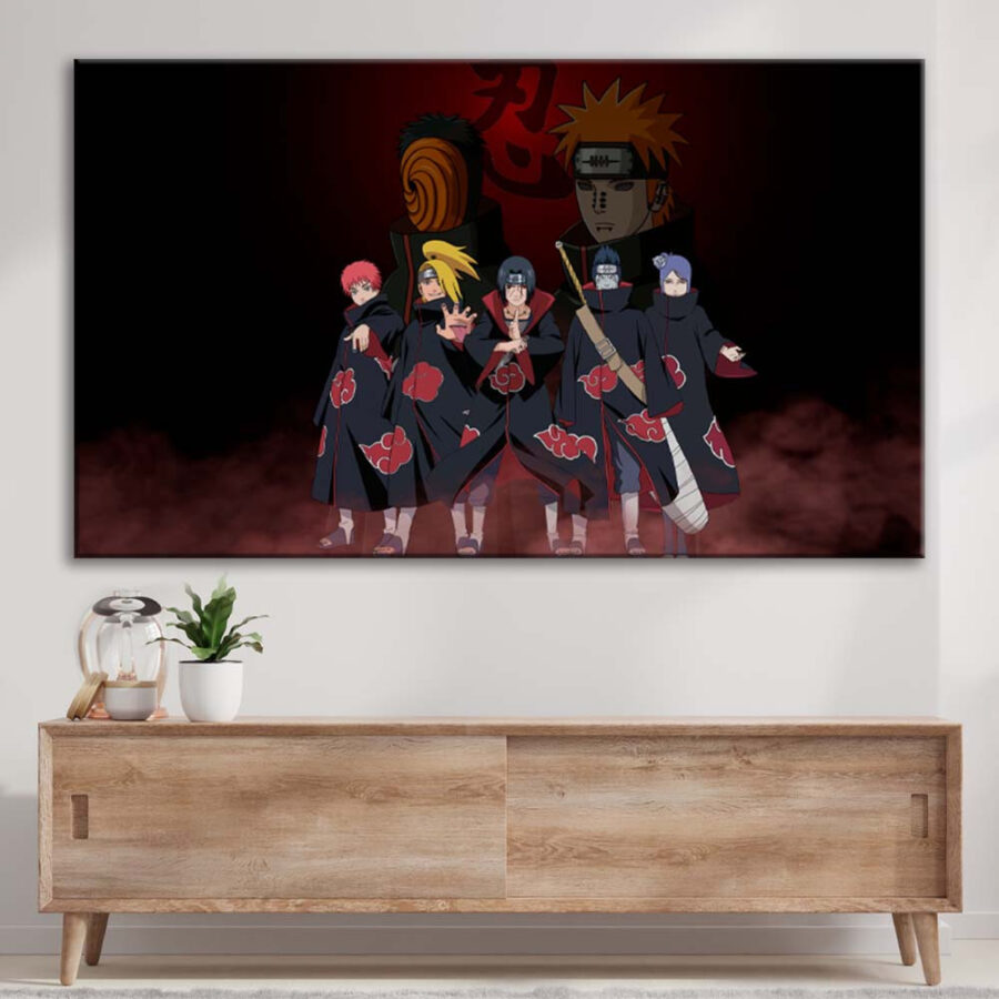 Akatsuki Alle Charaktere 13 Leinwandbilder – Bild 3