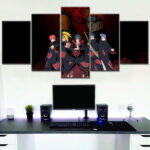 Akatsuki Alle Charaktere 13 Leinwandbilder