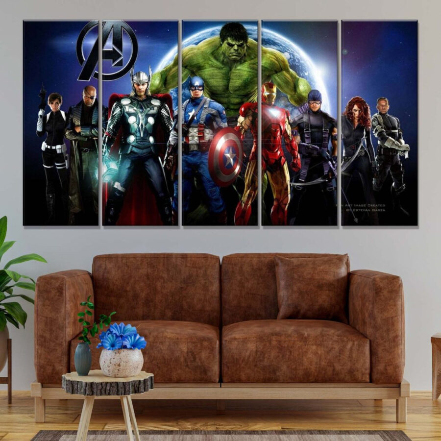 Avengers Marvel 37 Leinwandbilder – Bild 2