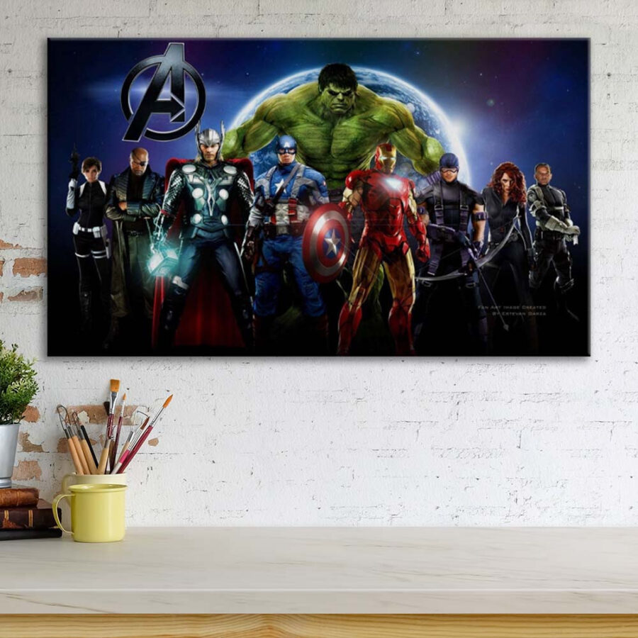 Avengers Marvel 37 Leinwandbilder – Bild 3