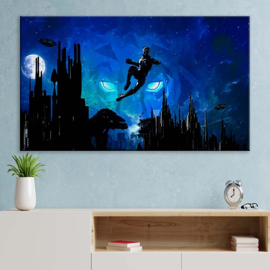 Black Panther 12 Leinwandbilder – Bild 3