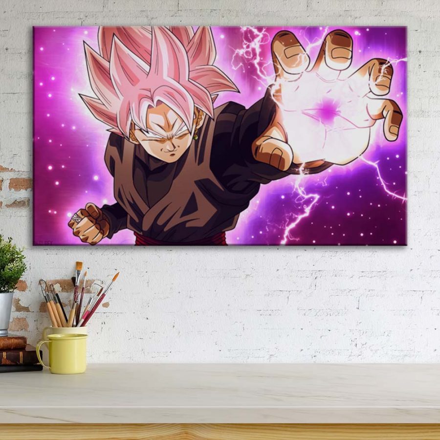 Dragon Ball Z Schwarzes Goku Leinwandbilder – Bild 3