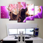 Dragon Ball Z Schwarzes Goku Leinwandbilder