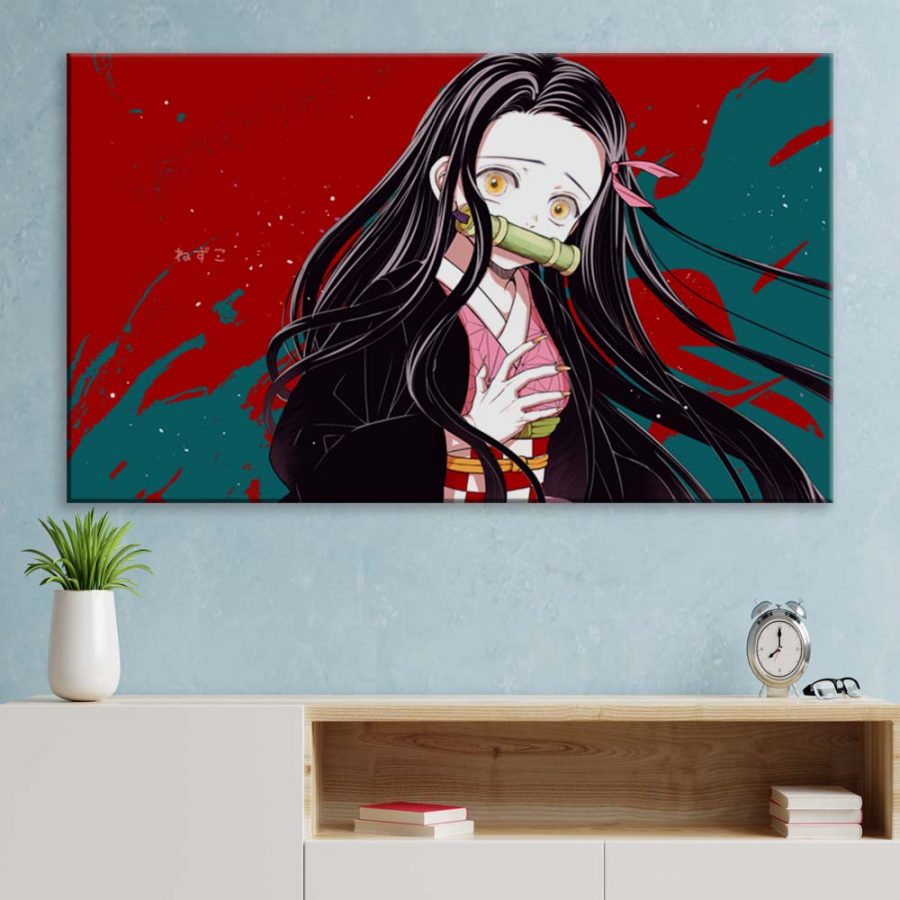 Nezuko Demon Slayer Kimetsu No Yaiba 1 Leinwandbilder – Bild 3