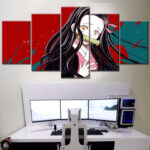 Nezuko Demon Slayer Kimetsu No Yaiba 1 Leinwandbilder