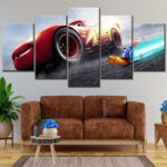 Lightning McQueen Disney Cars 2 Leinwandbilder