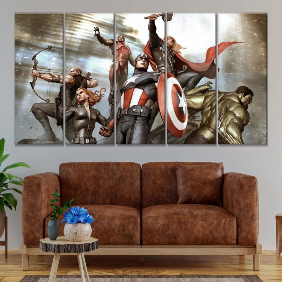 Avengers Marvel 10 Leinwandbilder – Bild 2