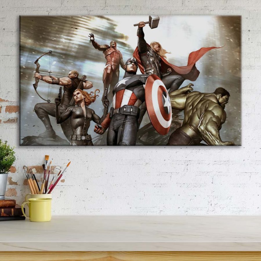 Avengers Marvel 10 Leinwandbilder – Bild 3