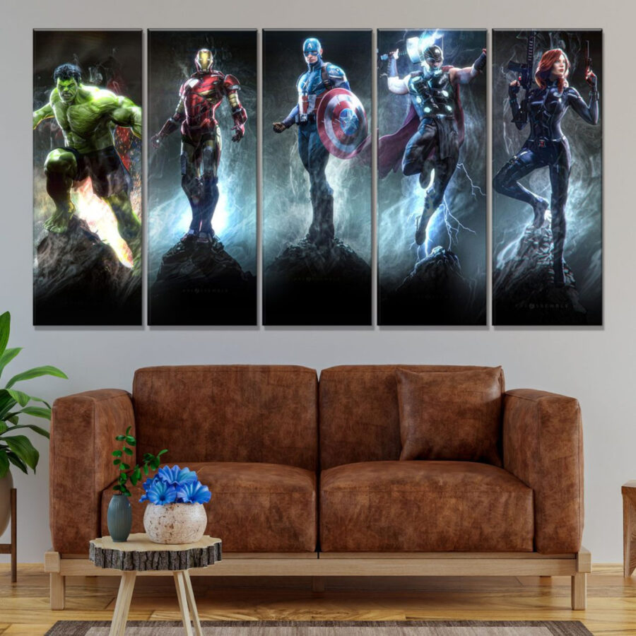 Avengers Marvel 22 Leinwandbilder – Bild 2