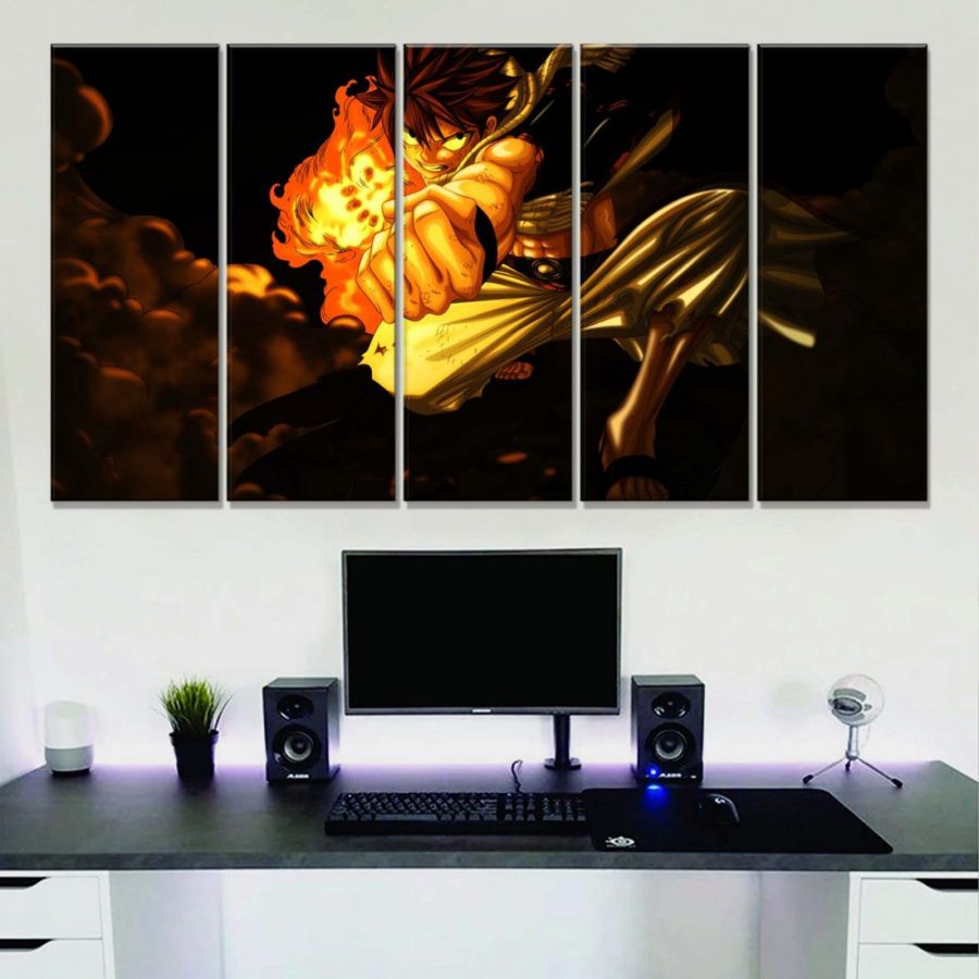 Natsu Dragneel Fairy Tail 26 Leinwandbilder – Bild 2