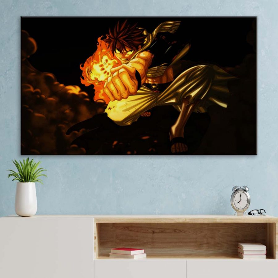 Natsu Dragneel Fairy Tail 26 Leinwandbilder – Bild 3