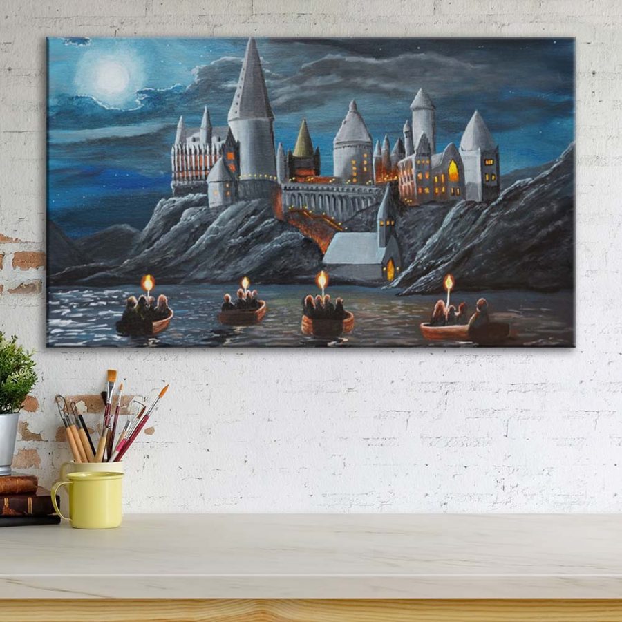 Harry Potter Hogwarts 6 Leinwandbilder – Bild 3